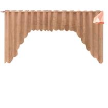 Cortina Bando Renda Cascata Cozinha Bule 3,15X1,00 Sortida