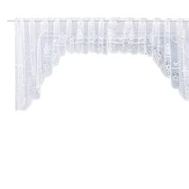 Cortina Bando Renda Cascata Cozinha Bule 3,15X1,00 Sortida