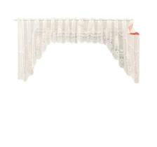 Cortina Bando Renda Cascata Cozinha Bule 3,15X1,00 Sortida