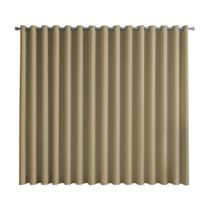 Cortina Basic Blackout Tecido Corta Luz 3,00x2,50m para Varão Simples 2m Variação: Bege