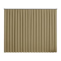 Cortina Basic Blackout Tecido Corta Luz 6,00x2,70m para Trilho Suiço 5m Variação: Bege
