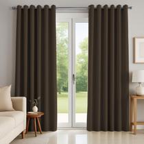 Cortina Basic Blackout Tecido Corta Luz 6,00x2,70m para Varão Simples 5m