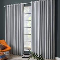 Cortina BecaDecor Córdoba 540x260 Cinza 02 - 100% Poliéster