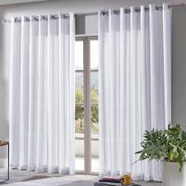 Cortina Bella Janela 300x170 cm Duplex Partenon Branco 01