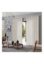 Cortina Bella Janela 360x250 cm Duplex Vintage Geométrico Marfim Cortina Bella Janela 360x250 cm Duplex Vintage Geométrico Marfim