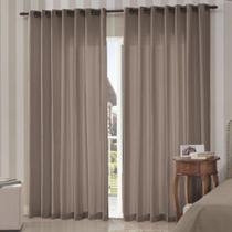 Cortina Bella Janela 420x250 cm Rústica Pantex Camurça 01 Cortina Bella Janela 420x250 cm Rústica Pantex Camurça 01