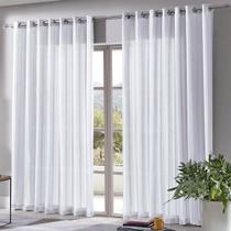 Cortina Bella Janela 540x250 cm Duplex Partenon com Forro Branco