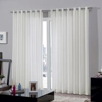 Cortina BJA Duplex 420x250cm Bellini Branco - Ideal para Decoração