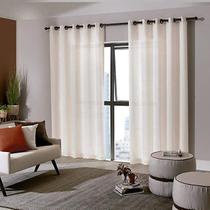 Cortina BJA Duplex 420x280 Bruxelas Marfim - Ideal para Decoração