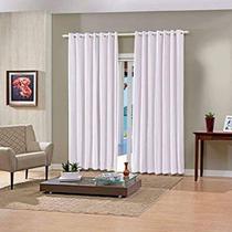 CORTINA BJA PRATIKA LISA SLIM 420X250 BRANCO - Ideal para Decoração