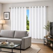 Cortina Black - Out Com Ilhos 280M x 140M - Branca Cortina Black - Out Com Ilhos 280M x 140M - Branca