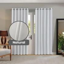 Cortina Blackout 100% Confort 3,0 X 1,7 Bella Janela Natural