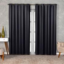 Cortina Blackout 100% Corta Luz PVC 280cm x 230cm Com Ilhos