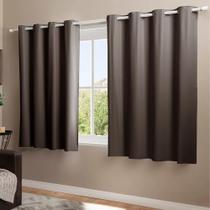 Cortina Blackout 100% Luz - 2,20X1,40M - Pvc - Marrom-Escuro Cortina Blackout 100% Luz - 2,20X1,40M - Pvc - Marrom-Escuro
