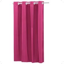 Cortina Blackout 1,10 x 1,30m Folha Unica Ilhos Para Provador Corta Luz Cor Pink Cortina Blackout 1,10 x 1,30m Folha Unica Ilhos Para Provador Corta Luz Cor Pink
