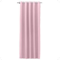 Cortina Blackout 1,40 x 2,20m Folha Unica Ilhos Para Provador Corta Luz Cor Rosa Cortina Blackout 1,40 x 2,20m Folha Unica Ilhos Para Provador Corta Luz Cor Rosa