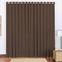 Cortina Blackout 2,00M X 1,70M Tabaco Tecido Blackout Corta Luz Sala Quarto Nova Cortina Blackout 2,00M X 1,70M Tabaco Tecido Blackout Corta Luz Sala Quarto Nova