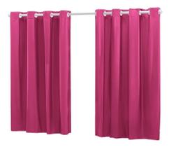 Cortina Blackout 2,20 de Largurax 1,30 Altura + Kit Varão de 1,50 metros 19mm