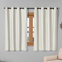 Cortina Blackout 2,20m x 1,30m Corta 100% A Luz para Sala Quarto Janela Cozinha Blecaute
