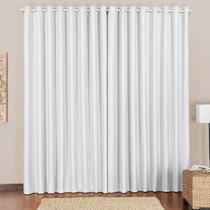 Cortina Blackout 3,00m x 2,60m Branca Tecido Blackout Corta Luz Sala ou Quarto Cortina Blackout 3,00m x 2,60m Branca Tecido Blackout Corta Luz Sala ou Quarto