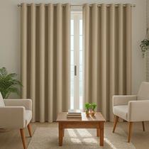 Cortina Blackout 5,00 X 2,70 em Tecido Corta Luz Total