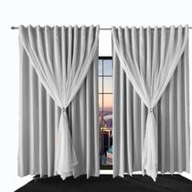 Cortina Blackout 5,00X2,70 Sala E Quarto Blecaute Ana Branco