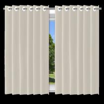 Cortina Blackout Bege c/ ilhos - 280x180cm Cortina Blackout Bege c/ ilhos - 280x180cm
