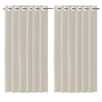 Cortina Blackout Bege c/ ilhos - 280x250cm Cortina Blackout Bege c/ ilhos - 280x250cm