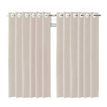 Cortina Blackout Bege C- Ilhos - 280x250cm Cortina Blackout Bege C- Ilhos - 280x250cm