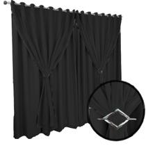 Cortina Blackout/Blecaute berlim 5 x 2,50 quarto sala bege