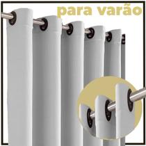 cortina blackout blecaute Brenda 5,00 x 2,60 quarto branco