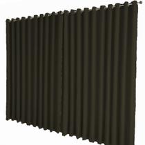 cortina blackout blecaute Celina 5,00 x 2,60 quarto marrom