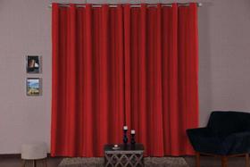 Cortina Blackout (Blecaute) em poliester 2,80x1,70 Vermelho - Divinolar - A Criativa