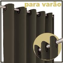 cortina blackout blecaute quarto 7,00x2,80 Brenda marrom
