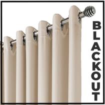 cortina blackout bloqueia luz Napoli sala 5,50 x 2,40 preto