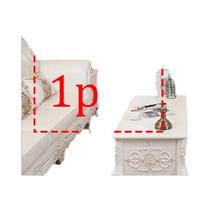 Cortina Blackout Bordada Dupla Camada Estilo Europeu Para Sala De Estar E Quarto - Painel Único