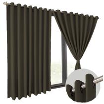 cortina blackout Brenda para quarto sala 5,00 x 2,90 bege