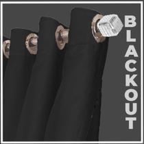 cortina blackout Bruna corta luz 6,00 x 2,40 c/voal marrom