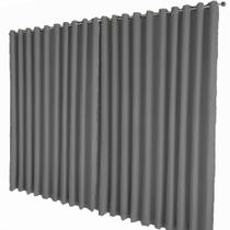 cortina blackout Celina para quarto sala 5,00 x 2,90 marrom