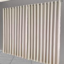 cortina blackout Celina quarto de janela 5,50 x 2,70 palha