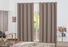 Cortina Blackout Com Ilhós Para Sala Quarto Para Varão De 2m