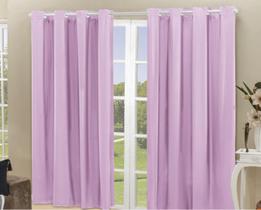 Cortina Blackout Corta 100% Luz 2,40 X 1,60 Rosa