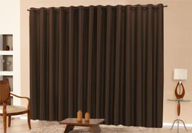 Cortina blackout corta luz 3,00m larg x 2,60m alt marrom Cortina blackout corta luz 3,00m larg x 2,60m alt marrom