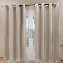 Cortina Blackout Corta Luz 70 % Tecido 2,80 X 2,30 - Gelo