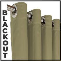 cortina blackout corta luz 7,00 x 2,40 de Celina voil preto