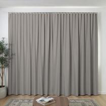 Cortina Blackout Corta Luz Trilho Suíço 5,00 X 2,70 Tecido Blecaute Escurece Porta Balcão Varanda