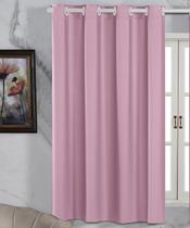 Cortina Blackout de PVC 1,40m x 1,60m Rosa Corta Luz