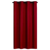 Cortina Blackout de PVC 1,40m x 1,60m Vermelho Corta Luz