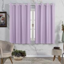 Cortina Blackout de PVC 2,00m x 1,30m Lilas Corta Luz