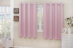 Cortina Blackout de PVC 2,80m x 1,60m Rosa Corta Luz